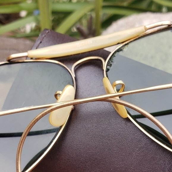 VINTAGE RAY-BAN B&L‎ *RARE AVIATOR 12k GF RB-3 WWII - Picture 6 of 12